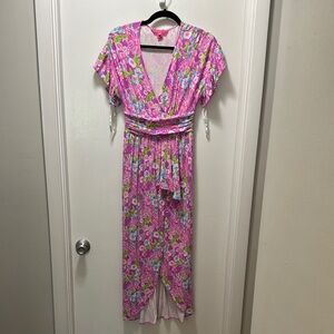 Lilly Pulitzer Pink Floral Dress